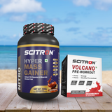 Scitron Nitro Series HYPER MASS GAINER 900g with Scitron Volcano Pre Workout - 150g
