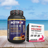 Scitron Nitro Series HYPER MASS GAINER 900g with Scitron Volcano Pre Workout - 150g