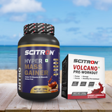 Scitron Nitro Series HYPER MASS GAINER 900g with Scitron Volcano Pre Workout - 150g