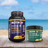 Scitron Nitro Series Hyper Mass Gainer 900g with Creatine Monohydrate 100g