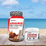 Scitron Advance Whey Milk Chocolate 1kg with Scitron Creatine Monohydrate 100g