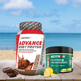 Scitron Advance Whey Milk Chocolate 1kg with Scitron Creatine Monohydrate 100g