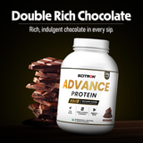 Scitron Advance Protein | Yeast Isolate & Whey Blend | 24g per Scoop | HMB | DigeZyme | 20 Vitamins & Minerals | Gut Friendly | Faster Recovery | PDCAAS 1 | 1kg