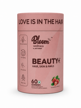 Scitron Bloom Beauty Hair, Skin & Nails Gummies – Biotin, Vitamins & Zinc (60 Gummies)