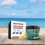 Scitron Nitro Series Creatine Monohydrate Lemon 100g With Scitron Volcano Pre Workout 150g