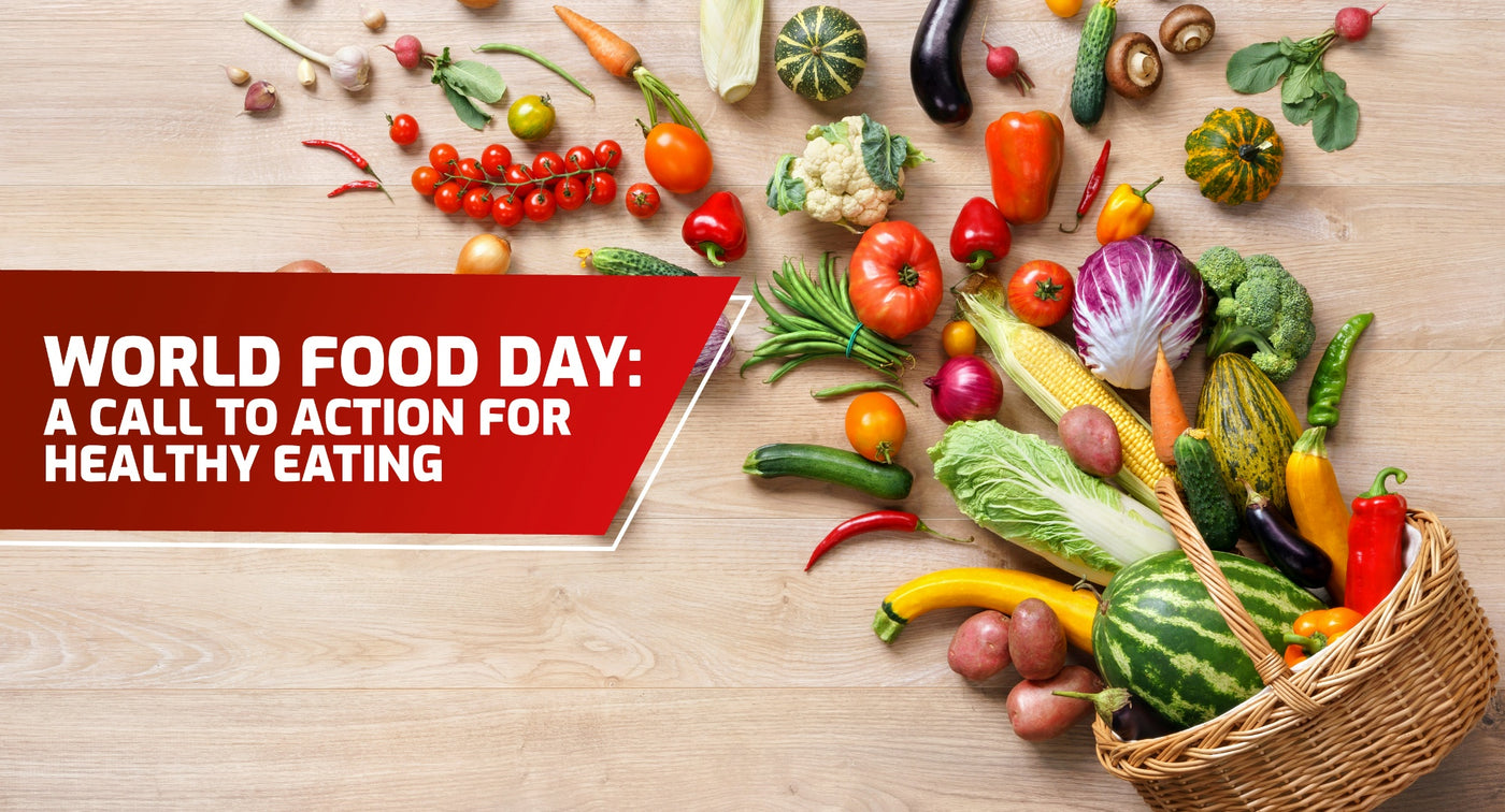 World Food Day: A Call to Action for Healthy Eating with Scitron Protein Powder