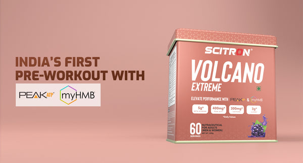 India’s First Pre-Workout with PEAK ATP & myHMB