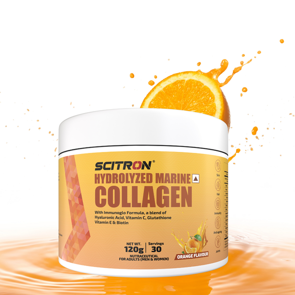 Hydrolyzed Marine Collagen Peptides Orange 120g