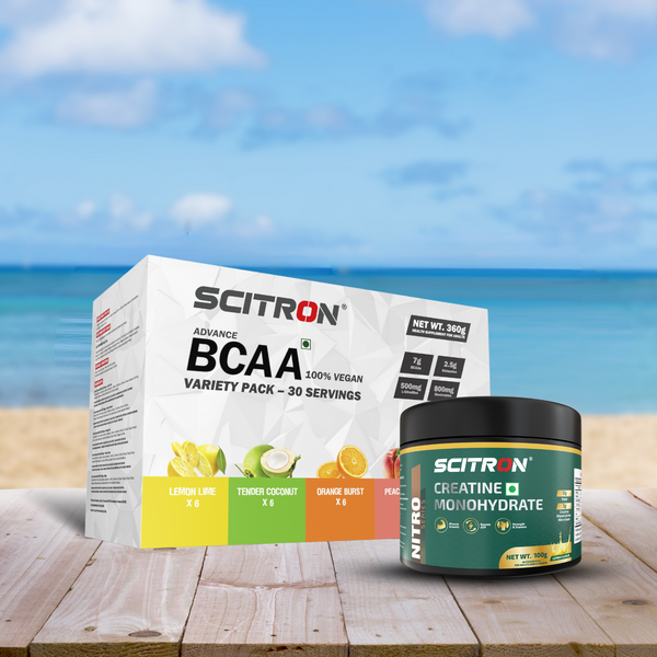 Advance Bcaa VARIETY PACK + Nitro Creatine Monohydrate 100g