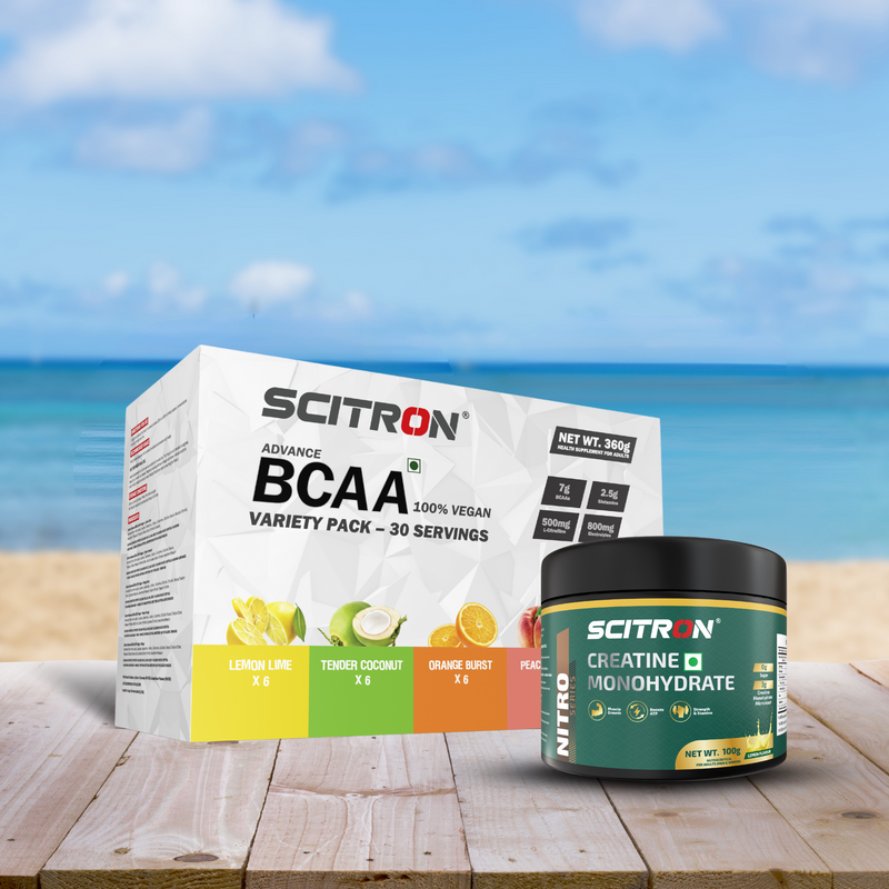 Advance Bcaa VARIETY PACK + Nitro Creatine Monohydrate 100g