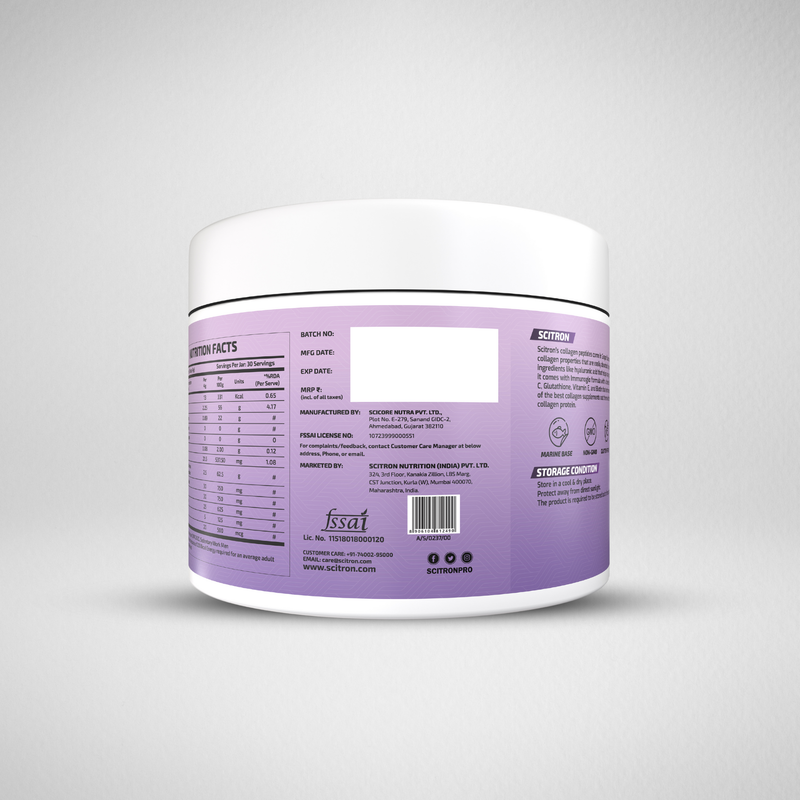 Hydrolyzed Marine Collagen Peptides 120g