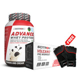 Scitron Advance Whey Protein (1KG) with Volcano Pre-Workout