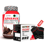 Scitron Advance Whey Protein (1KG) with Volcano Pre-Workout