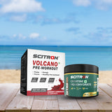 Scitron Nitro Series Creatine Monohydrate Lemon 100g With Scitron Volcano Pre Workout 150g