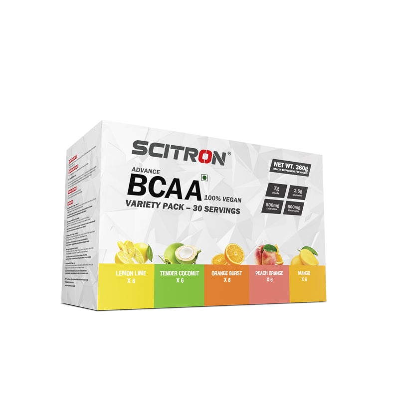 Advanced 100% VEGAN BCAA Variety Pack - 5 Flavours