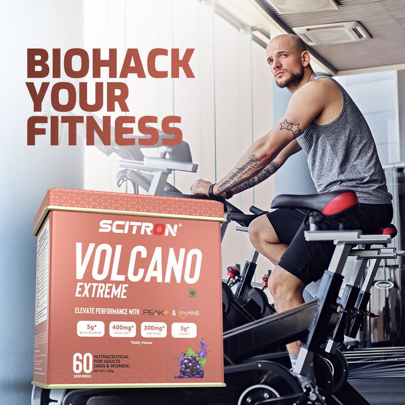 Scitron Volcano Extreme Pre-Workout (With PEAK ATP & MyHMB)
