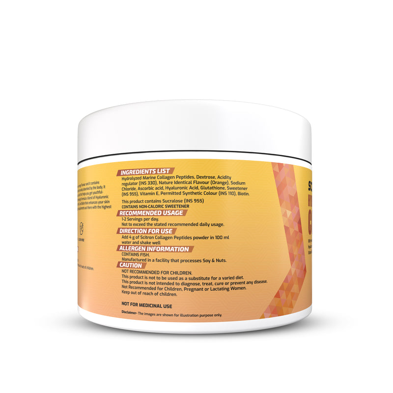 Hydrolyzed Marine Collagen Peptides 120g