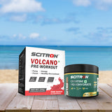 Scitron Nitro Series Creatine Monohydrate Lemon 100g With Scitron Volcano Pre Workout 150g