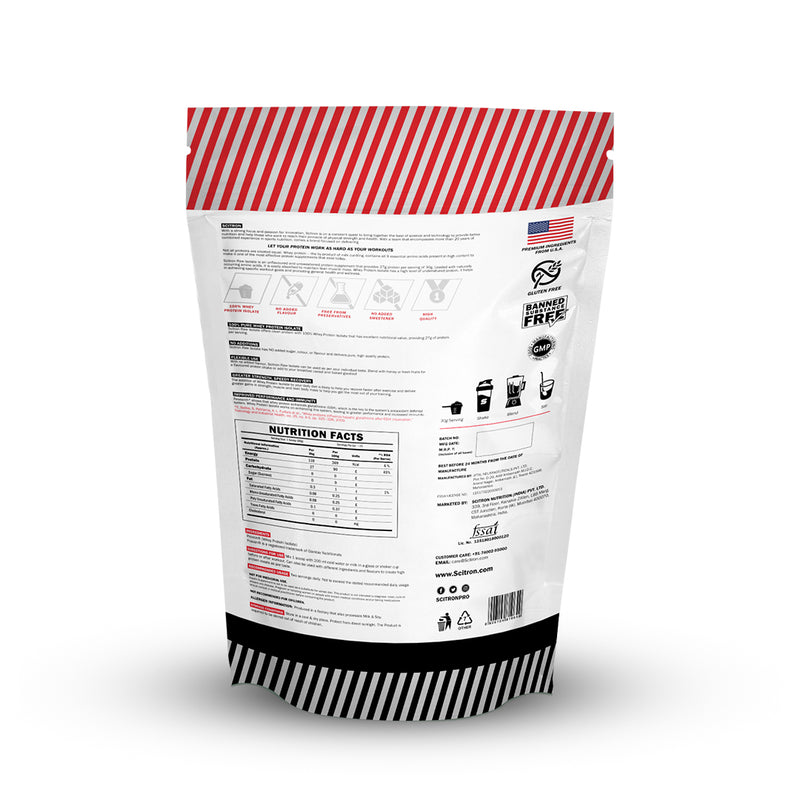 100% Raw ISO Whey Protein Isolate