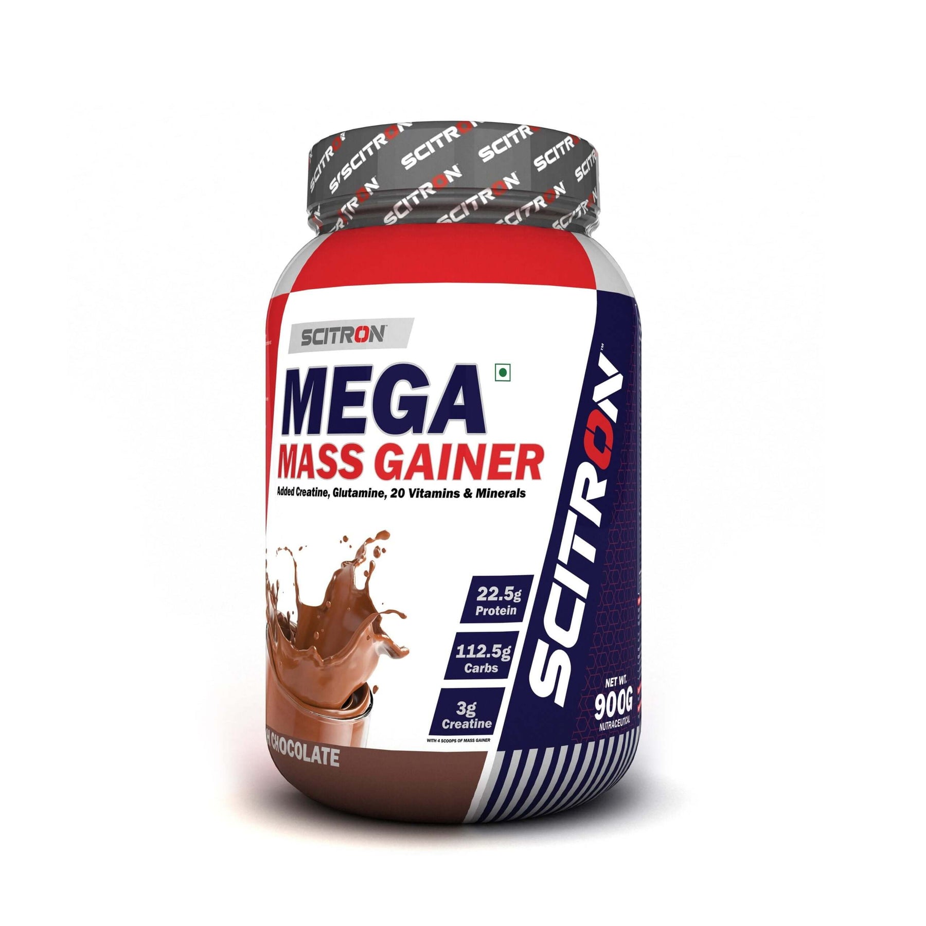 Mega Mass Gainer with 20 Vitamins and minerals