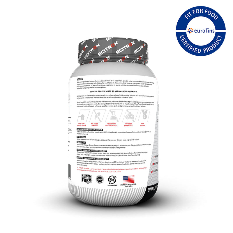 100% Raw ISO Whey Protein Isolate