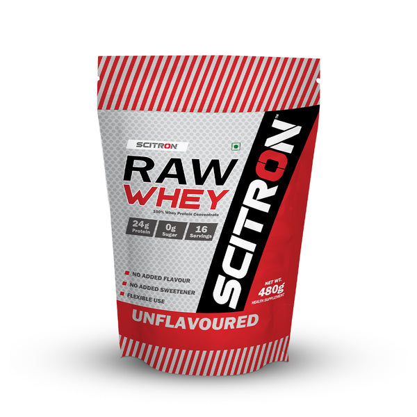 100% RAW Whey Protein Concentrate (24g Protein, 0 Sugar)