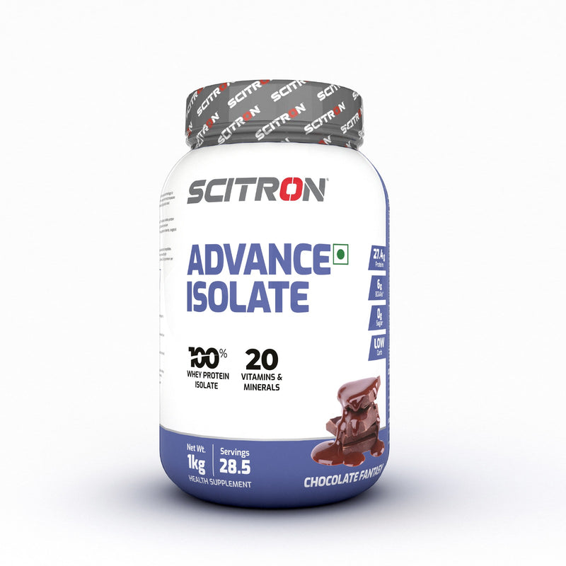Scitron Advance Isolate Whey Protein 1Kg - Chocolate Fantasy